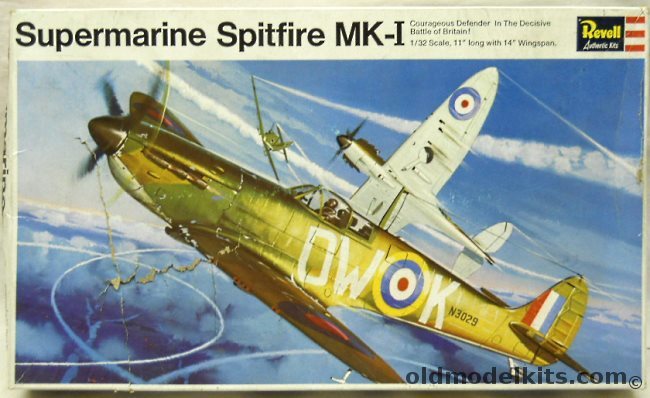 Revell 1/32 Supermarine Spitfire Mk1 - 610 Sq County of Chester, H282 plastic model kit